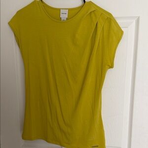 Calvin Klein Women's Bright Yellow Short Sleeve Tee